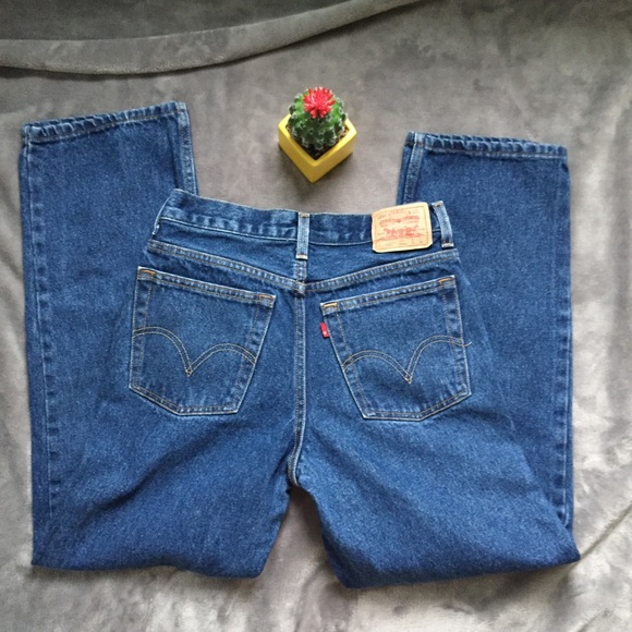 VTG Levi’s 550 High Waisted Mom Jeans 28x30 - Picture 3 of 5